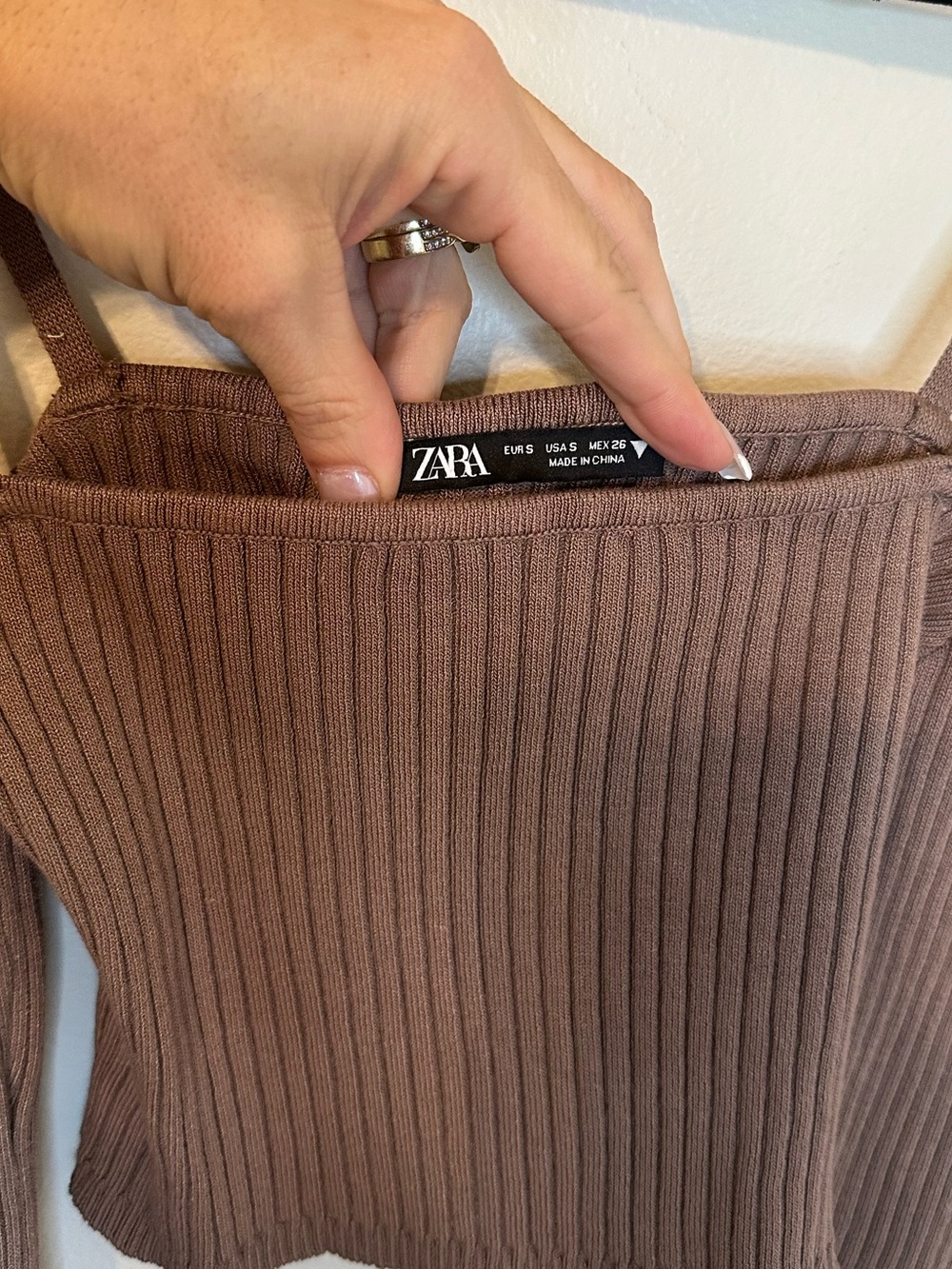 ZARA Matching Ribbed Pants Set - Picture 5 of 8